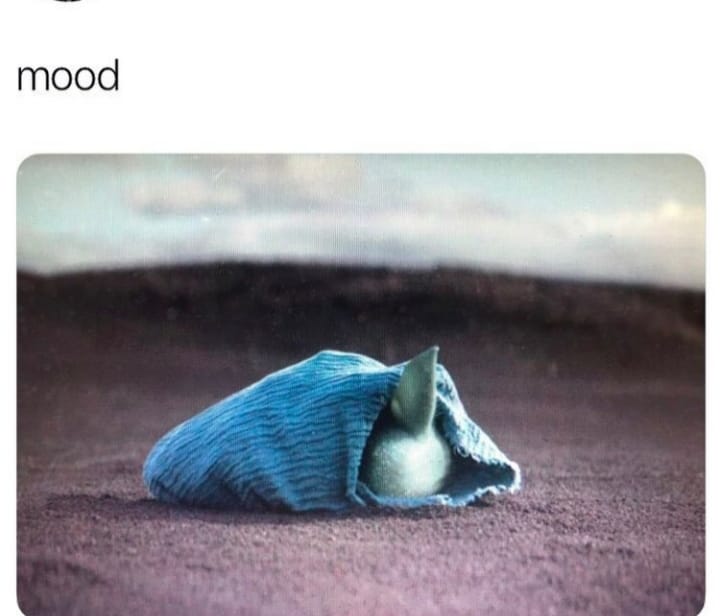 This meme features a screenshot from the Disney-Pixar film "Inside Out" where the character Bing Bong's emotions are personified as toys. The image shows Bing Bong's emotions, including Sadness, Fear, Anger, Joy, and Disgust, all shrunk down to a small size and floating in the air. The text "I'm not sad, I'm just allergic to happiness" is written above the image.